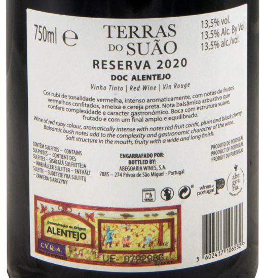 2020 Terras do Suão Reserva red