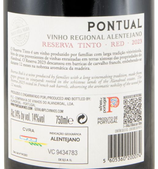 2023 Pontual Reserva red