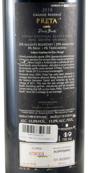 2018 António Maçanita Preta Grande Reserva tinto
