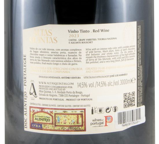 2023 Altas Quintas red 3L