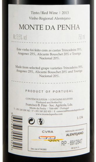 2013 Monte da Penha Paixão red