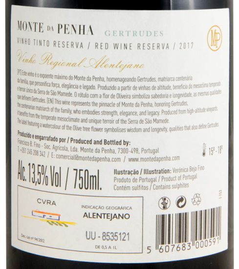 2017 Monte da Penha Gertrudes Reserva tinto