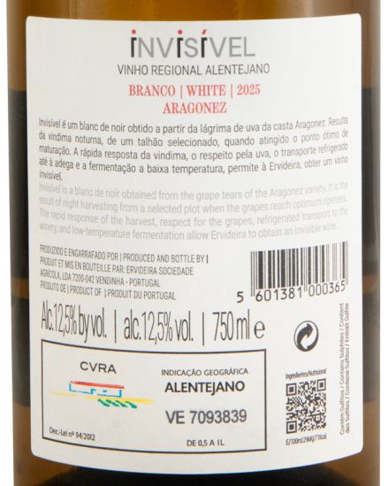 2025 Invisível Aragonês branco