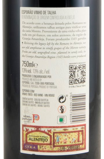 2023 Esporão Vinho de Talha Moreto tinto