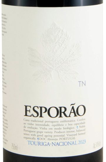 2023 Esporão Touriga Nacional biológico tinto