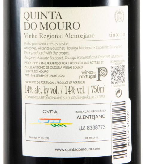 2020 Quinta do Mouro red