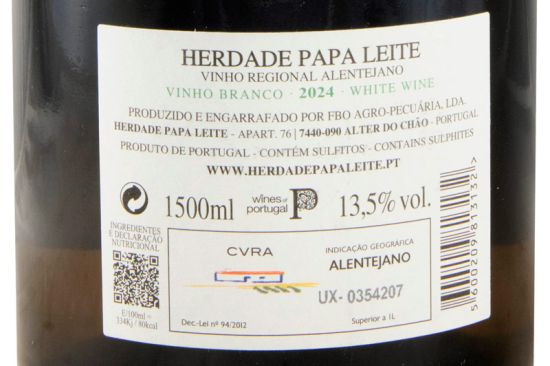 2024 Herdade Papa Leite Pacto do Diabo white 1.5L
