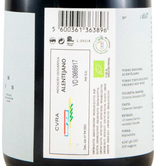 2023 Herdade da Malhadinha Nova Pequeno João biológico tinto 50cl
