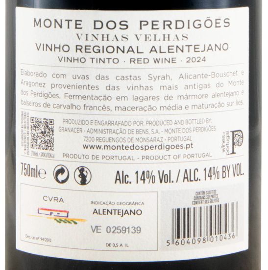 2024 Monte dos Perdigões Vinhas Velhas tinto