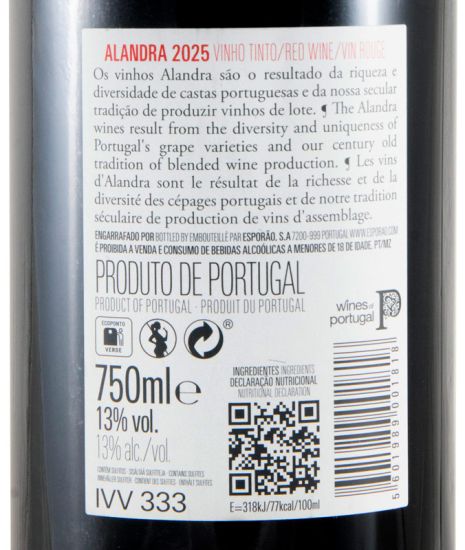 2025 Esporão Alandra tinto