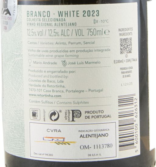 2023 Retortinha Colheita Selecionada branco