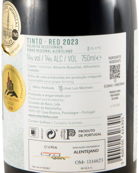 2023 Retortinha Colheita Selecionada red