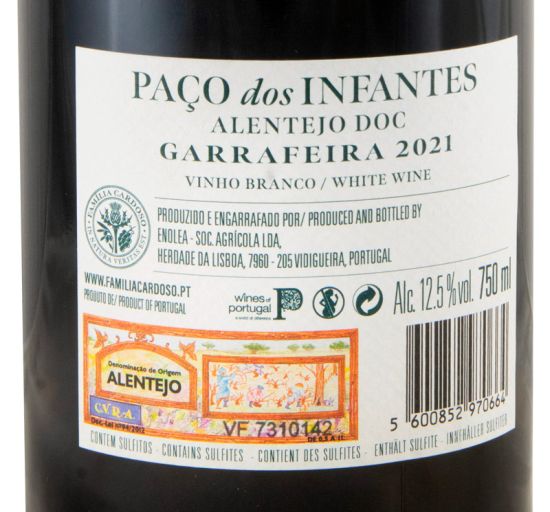 2021 Herdade da Lisboa Paço dos Infante Garrafeira branco