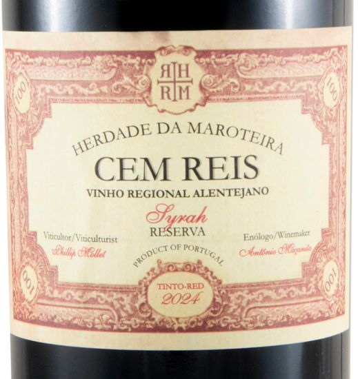 2024 Herdade da Maroteira Cem Reis Syrah Reserva red
