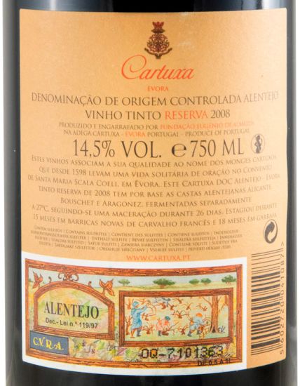 2008 Cartuxa Reserva tinto