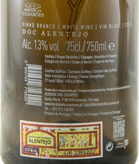 2024 Vinha da Palhota Alvarinho & Viognier white