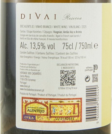 2023 DIVAI Reserva branco