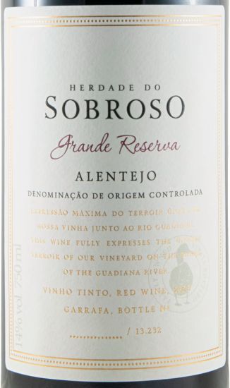 2023 Herdade do Sobroso Grande Reserva tinto