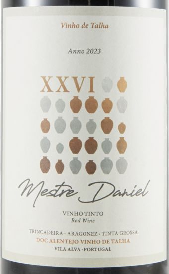 2023 XXVI Talhas Mestre Daniel tinto