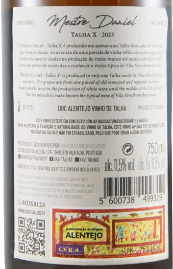 2023 XXVI Talhas Mestre Daniel Talha Única X branco