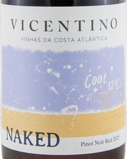 2025 Vicentino Naked Pinot Noir red