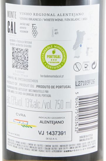2025 Monte da Cal white