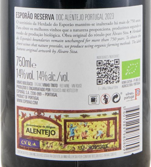 2023 Esporão Reserva biológico tinto