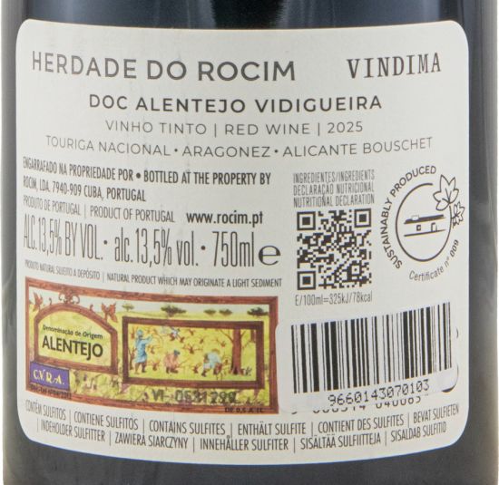 2025 Herdade do Rocim Vindima tinto