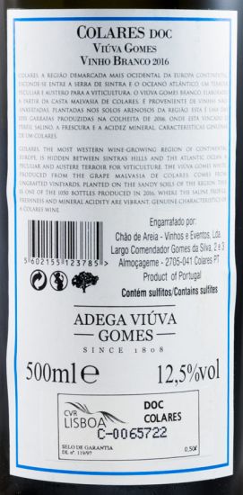 2016 Adega Viúva Gomes Collares white 50cl