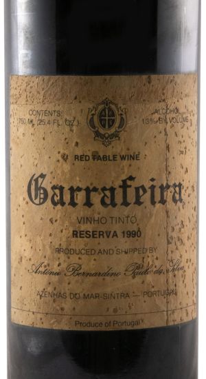 1990 Paulo da Silva Garrafeira Reserva Azenhas do Mar tinto