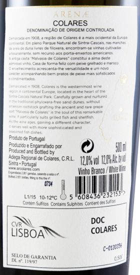 2015 Colares Arenae branco 50cl