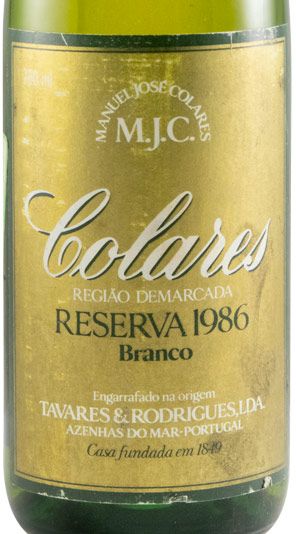 1986 Colares Reserva M.J.C. branco