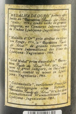 1966 Paulo da Silva Garrafeira Reserva Particular Azenhas do Mar tinto