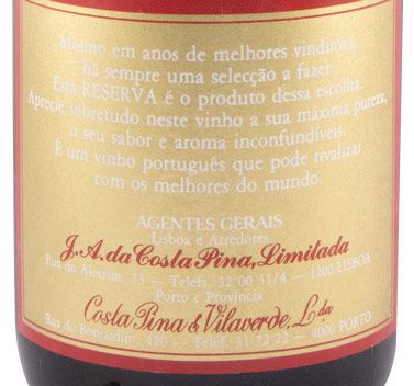 1984 Colares M.J.C. Reserva red