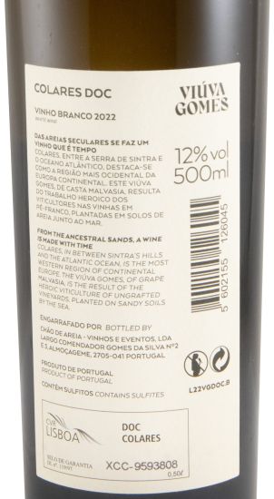 2022 Colares Viúva Gomes white 50cl