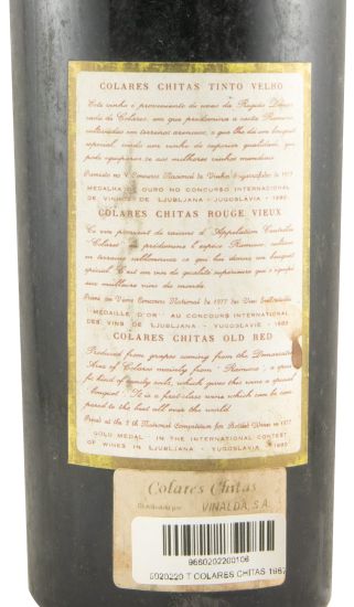 1987 Colares Chitas Velho Reserva red