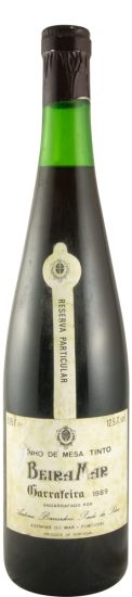 1989 Paulo da Silva Beira Mar Garrafeira Reserva Particular Azenhas do Mar red