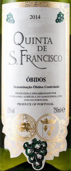 2014 Quinta de S. Francisco white