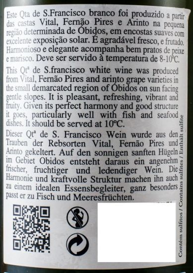 2014 Quinta de S. Francisco white