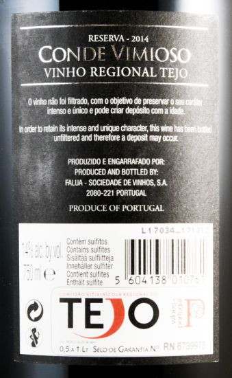 2007 Conde Vimioso Reserva red