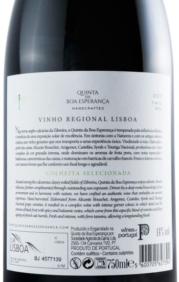 2015 Quinta da Boa Esperança Colheita Selecionada red
