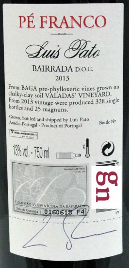 2013 Luis Pato Pé-Franco Vinha das Valadas tinto