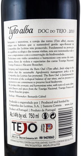 2013 Tyto Alba tinto
