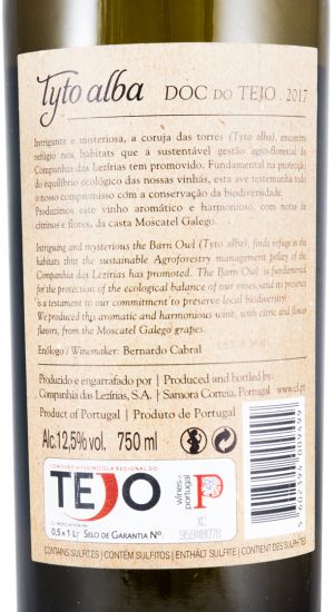 2017 Tyto Alba Moscatel Galego white