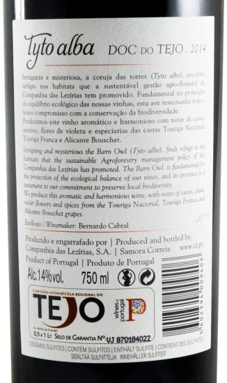 2014 Tyto Alba organic red