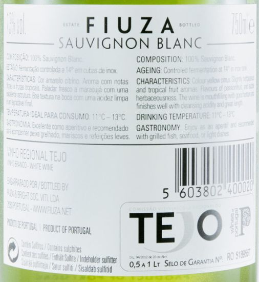 2017 Fiuza Sauvignon Blanc branco
