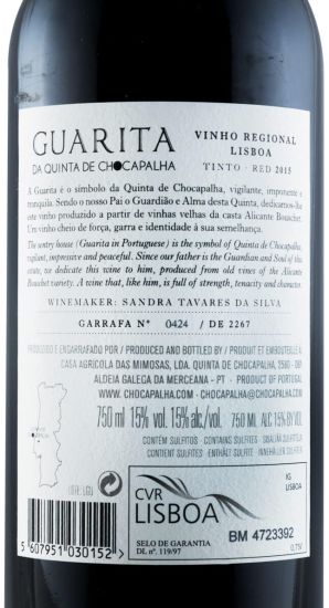 2015 Guarita da Chocapalha red