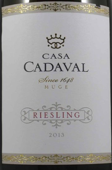 2013 Casa Cadaval Riesling branco