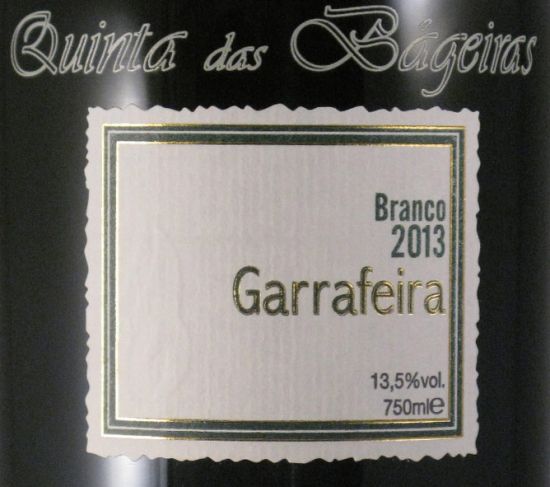 2014 Quinta das Bágeiras Garrafeira branco