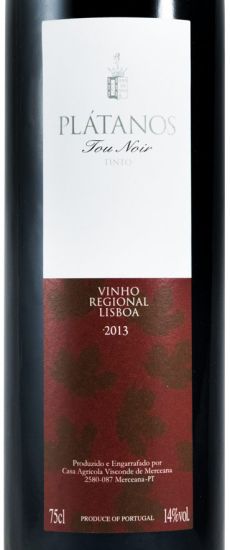 2013 Quinta dos Plátanos Tou Noir tinto